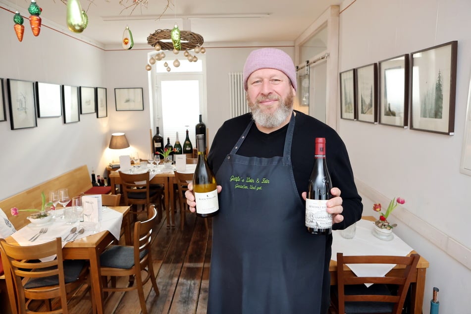 Matthias Gräfe (57) will in "Gräfes Wein &amp; fein" auch junge Genießer bewirten.