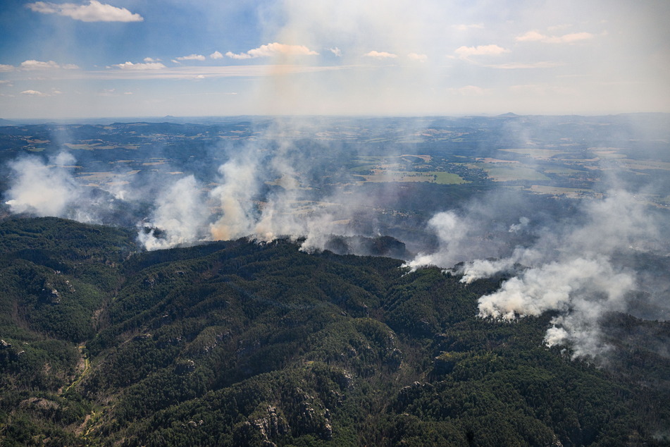 Unter dem Eindruck der Waldbrände 2022 investiert Sachsen in Technik zur Brandbekämpfung.