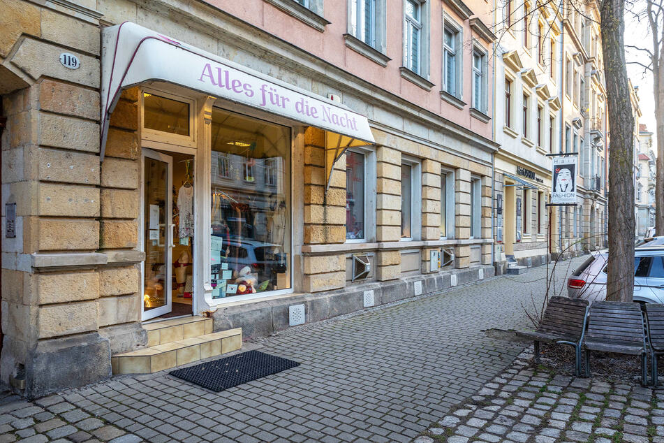 Die Boutique "Alles für die Nacht" schließt Ende Januar 2022 auf der Zwickauer Straße.