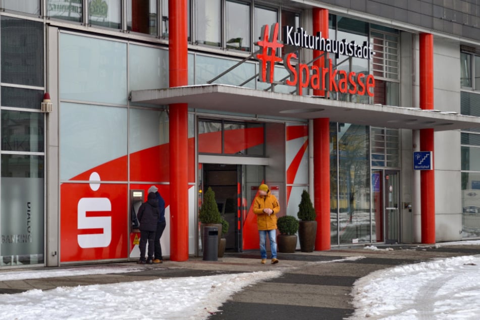 Die Sparkasse am Moritzhof. Die Chemnitzer Bank sieht sich in puncto Sicherheit gut gerüstet.