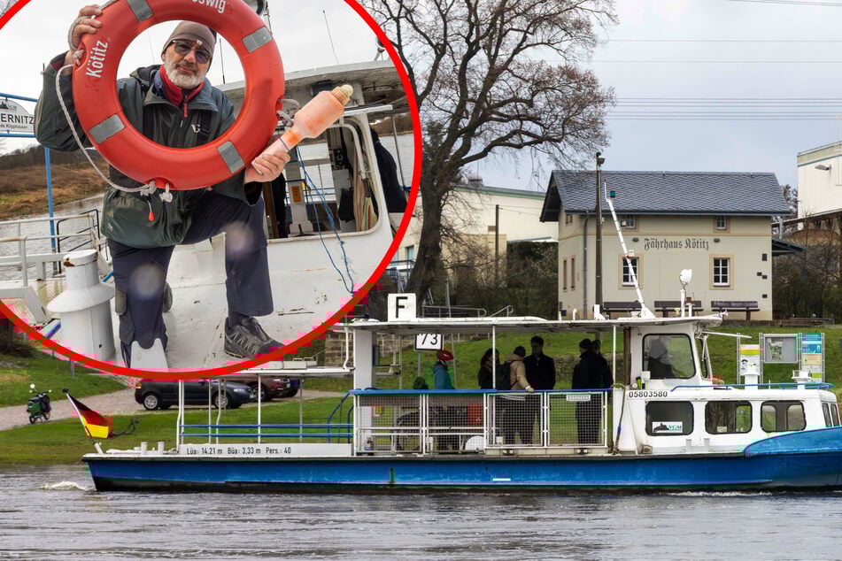 Dresden: Schluss für Coswigs älteste Elbfähre: Für 25.000 Euro ist die "Kötitz" zu haben