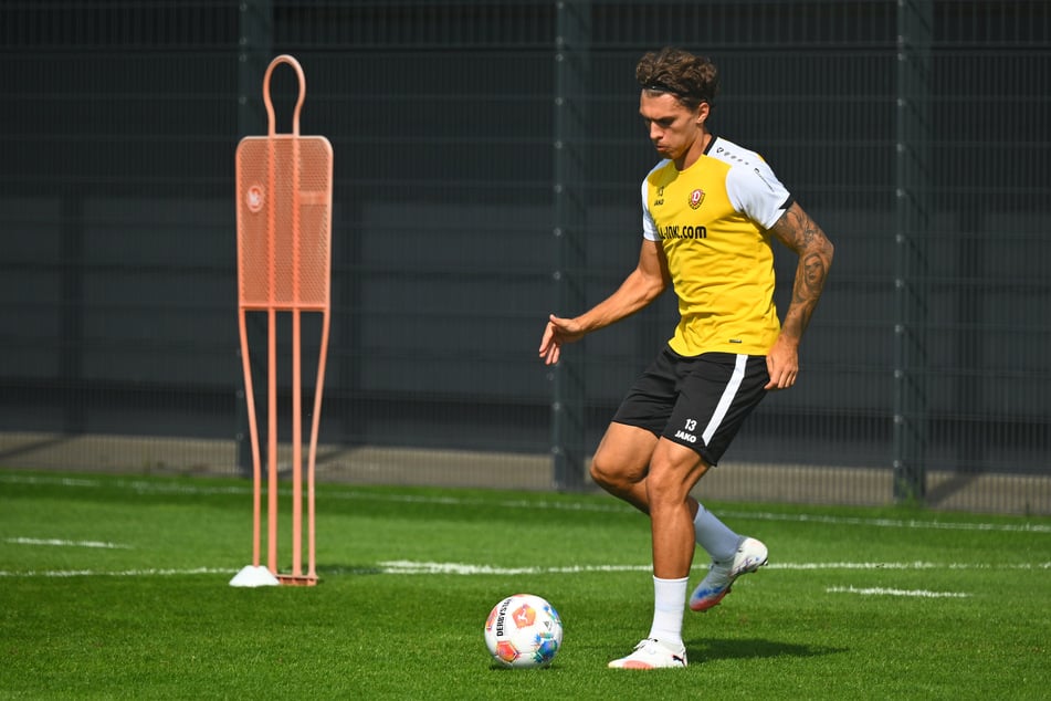 Julian Pauli (20) stand am Wochenende wieder auf dem Trainingsplatz.