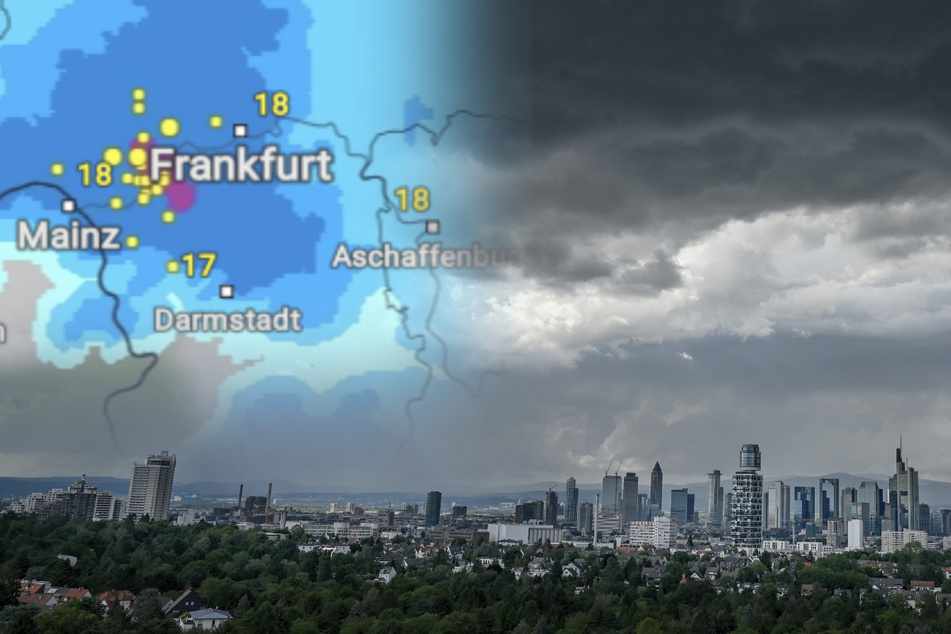 Achtung: Heute in Hessen Gewitter mit heftigem Starkregen möglich