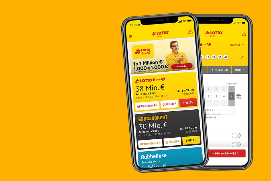 Am Mittwoch (18.3.) liegen bei LOTTO 6aus49 satte 38 Millionen Euro im Jackpot