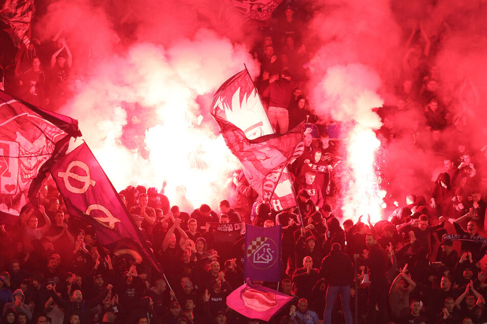 Die Kroaten machten 2022 gegen AC Mailand ordentlich Stimmung. (Archivbild)