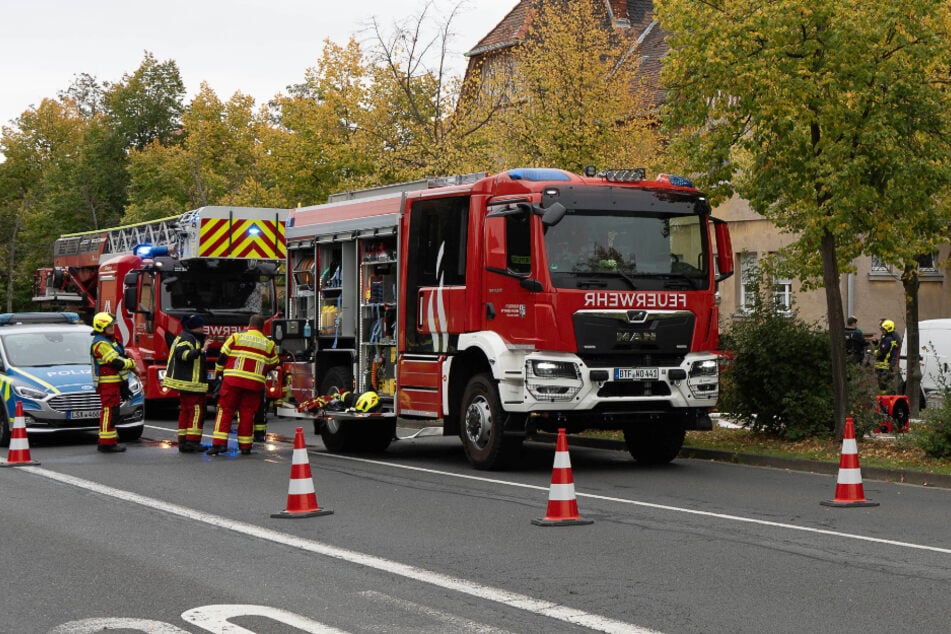 Leipzig: Feuer in Treppenhaus fordert einen Verletzten