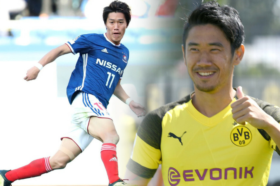 Unions Keita Endo (l) wird schon mit Ex-Dortmund-Star Shinji Kagawa verglichen.