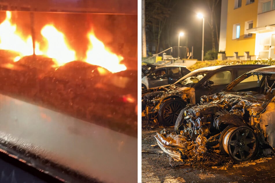 Sieben Autos in Wiesbaden angezündet: Waren es zwei Jugendliche?
