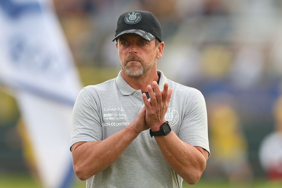 Lok Leipzigs Trainer Torsten Ziegner (48) hat über 90 Minuten eine klare Dominanz gegenüber Aue von seinem Team gesehen.