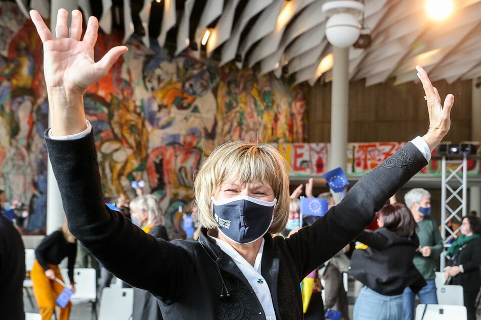 Barbara Ludwig (58, SPD) jubelte nach der Bekanntgabe der europäischen Kulturhauptstadt.