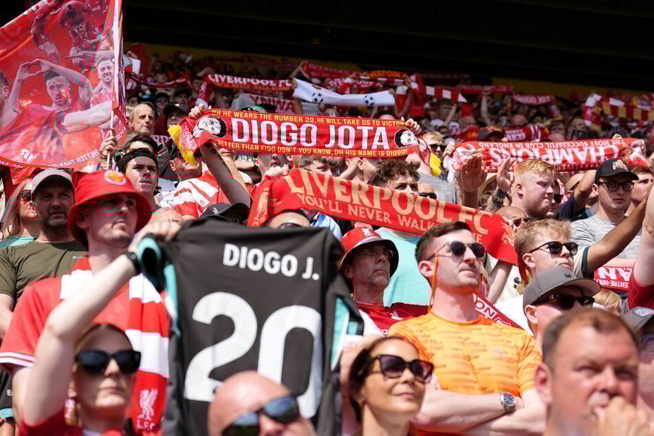 Das Stadion war prall gefüllt mit Erinnerungen an Diogo Jota (†28).