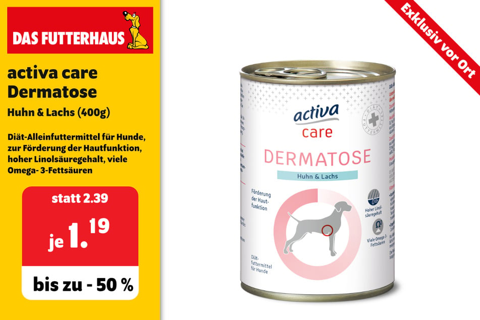 activa care Dermatose Huhn mit Lamm (400g Dose)