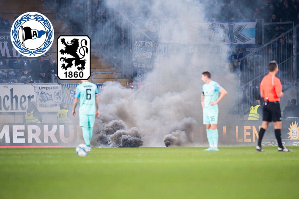 Begleitet von Pyro-Protesten: TSV 1860 verliert gegen Bielefeld bei Schmöller-Debüt