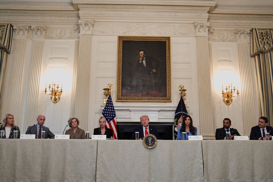 President Donald Trump and members of his administration hosted a White House roundtable discussion of Antifa on Wednesday.