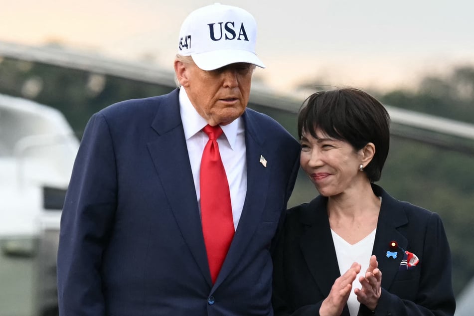 Taikaichi (r.) and Trump enjoyed a cordial meeting back in October.