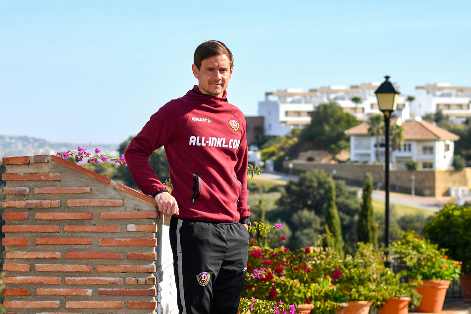 Chris Löwe im Trainingslager.