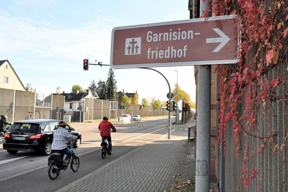 Das "falsche" Schild an der Zschopauer Straße.