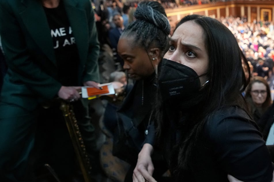 Disabled woman who was beaten by ICE agents arrested after attending SOTU with Ilhan Omar