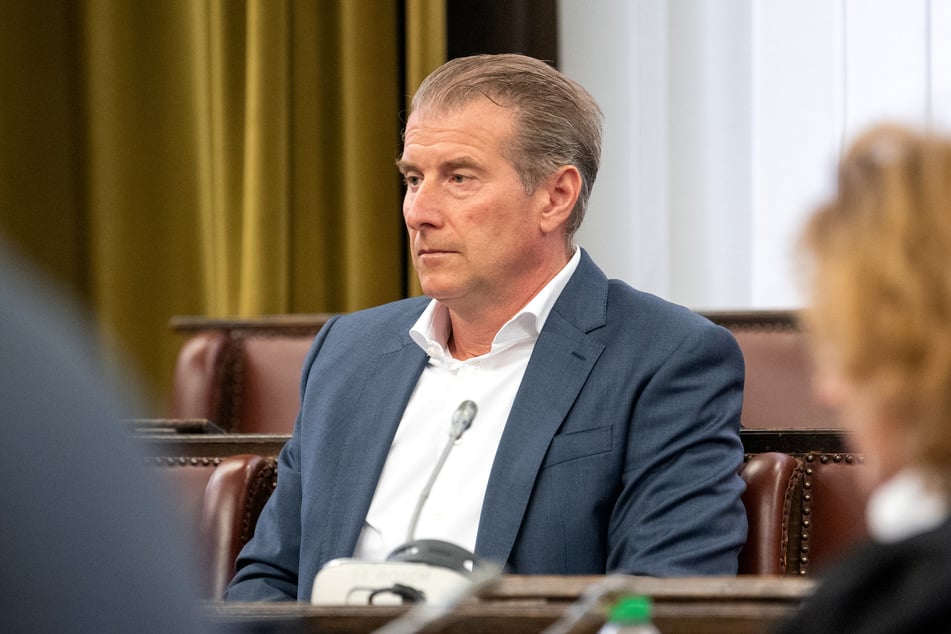 Ex-Mann von Block und Vater ihrer vier Kinder, Stephan Hensel (52), am 56. Verhandlungstag.
