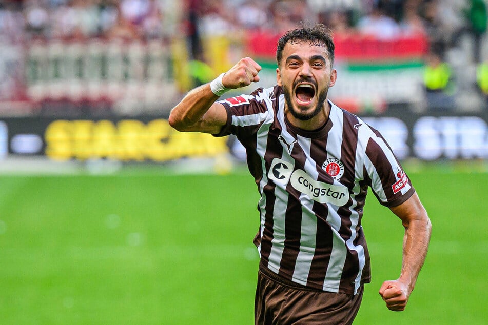 Danel Sinani (28) hat beim FC St. Pauli mittlerweile seinen Platz gefunden.