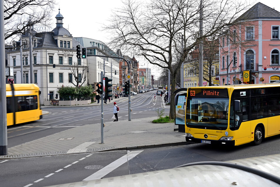 Verkehrsknotenpunkt: Am Wasaplatz treffen bereits heute mehrere Bus- und Straßenbahnlinien aufeinander.