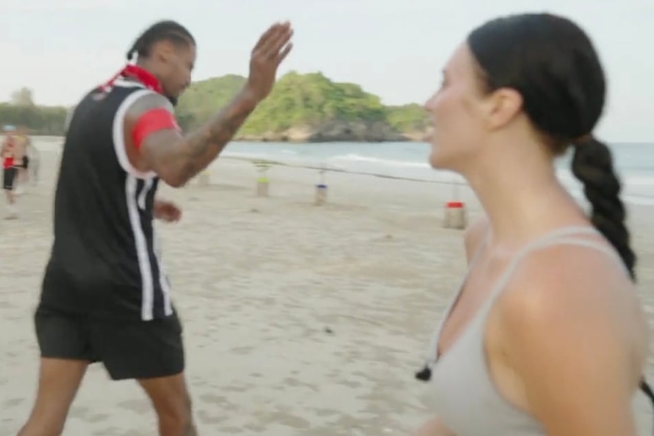 "Halt deine Fresse, du Hässlichkeit", so Germain (30).