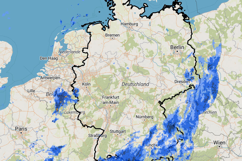 Besonders im Südosten Deutschlands wurde es am Wochenende nass.