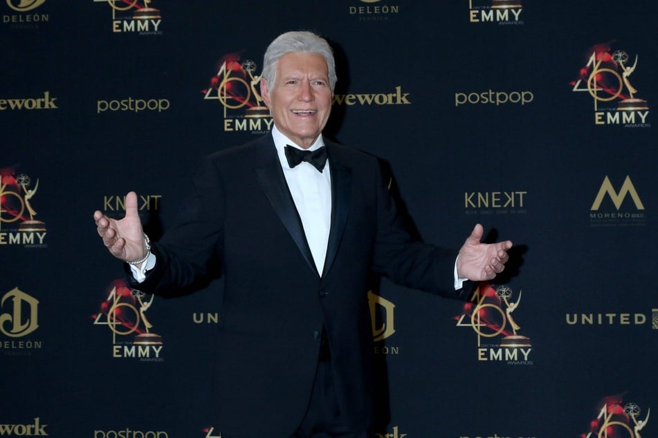 Alex Trebek at the 2019 Daytime Emmy Awards at Pasadena Convention in California.