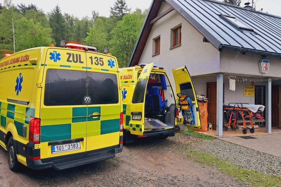 Der Mann wurde schwer verletzt, die Frau mittelschwer, hieß es.