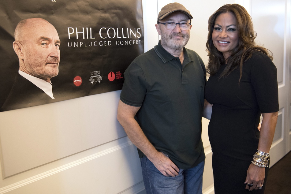 Phil Collins (69) und Orianne Cevey (46). Die Beziehung der beiden ist nun ein zweites Mal am Ende.