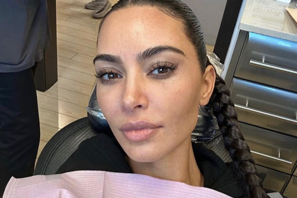 Kim Kardashian can even make a dentist chair look good, as she demonstrated in her recent Instagram selfie.