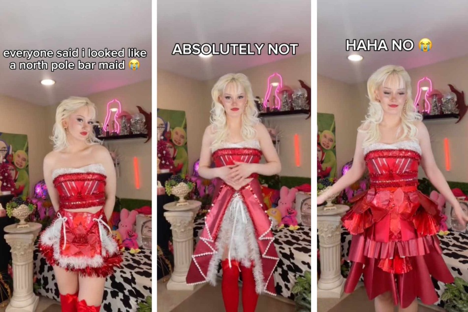 Honestly, if this trend was a contest, then TikTok user MUAWK probably won with her insanely impressive four dress compilation video.