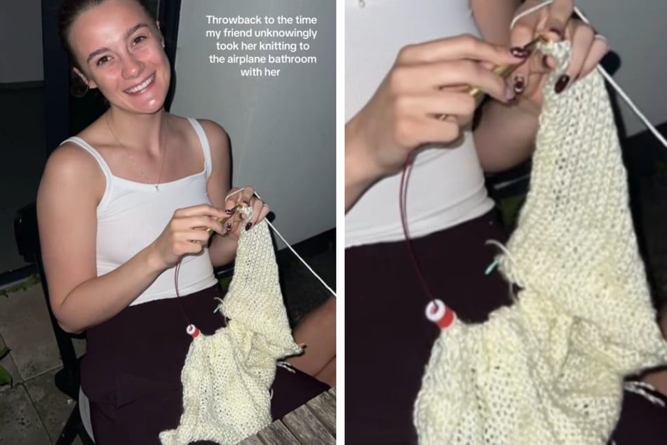 Die Freundin der Betroffenen veröffentlichte das Malheur auf TikTok.