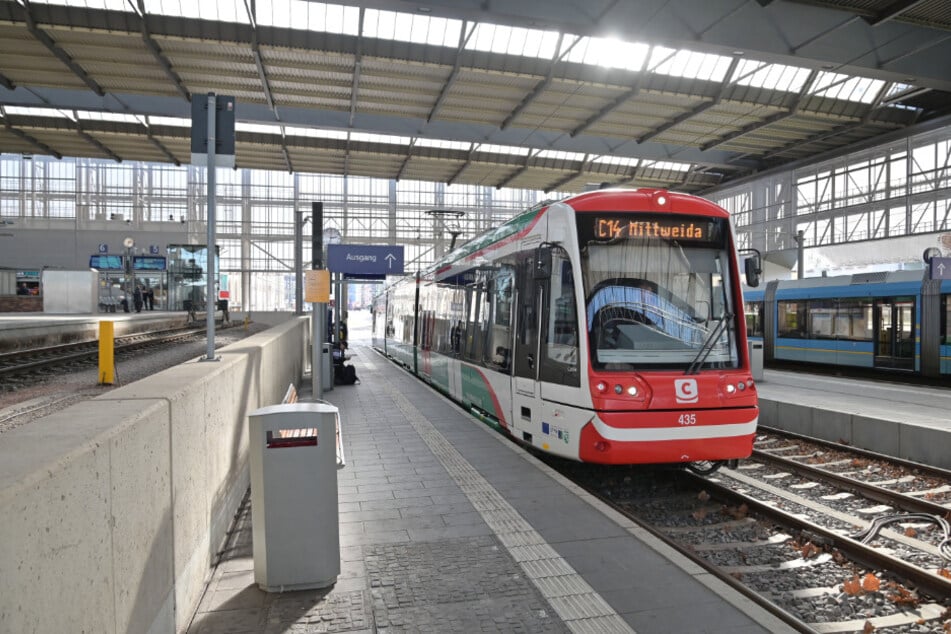 Die Chemnitzer City-Bahn fährt am Donnerstag und Freitag trotz Streik planmäßig.