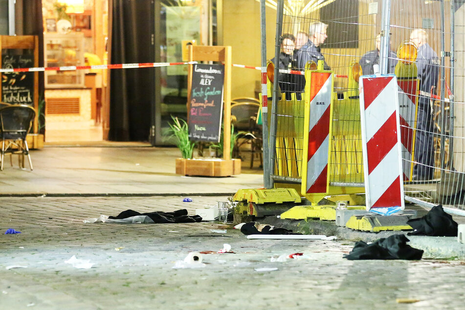 Der Tatort in der Schloßstraße.
