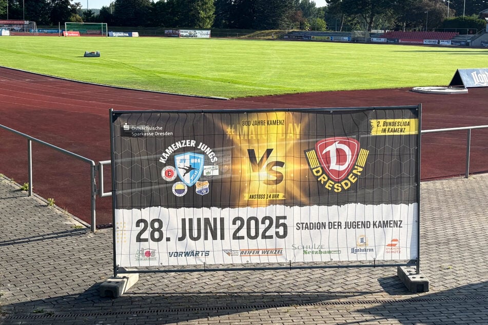 Ein besonderes Event ist das Testspiel der "Kamenzer Jungs" gegen die SG Dynamo Dresden im Stadion der Jugend.