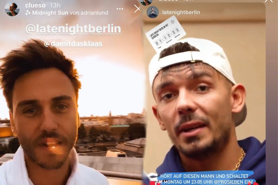 Clueso (40, l.) und Rapper Capital Bra (25, r.) produzierten gemeinsam mit KC Rebell (32) den Song "Andere Welt".