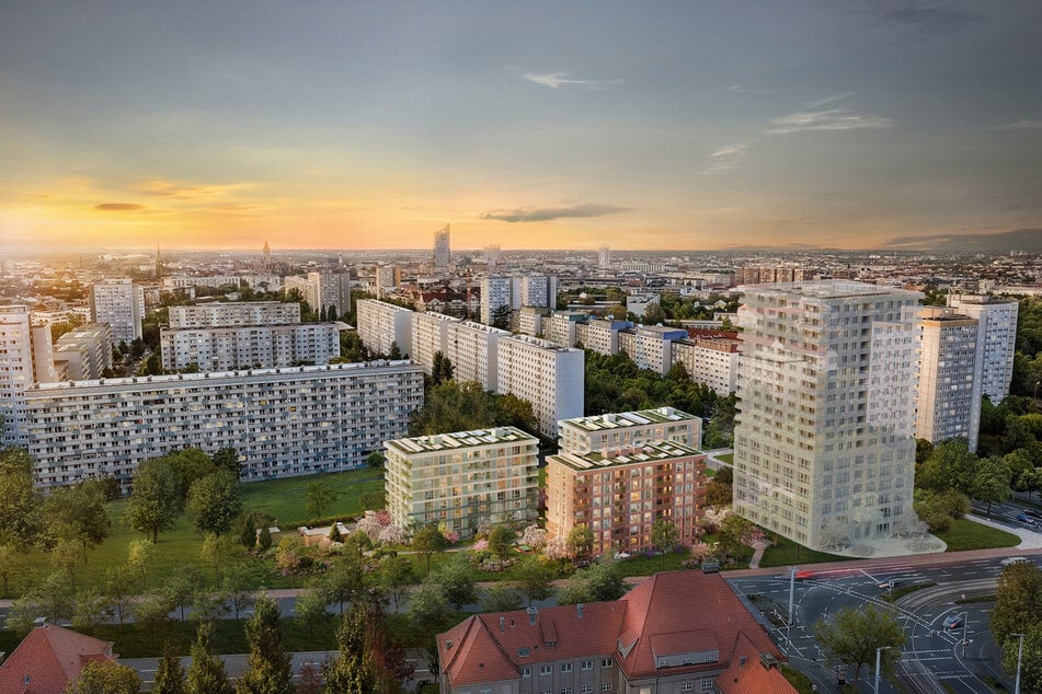 Und so soll dieses einmal aussehen: Drei Acht- sowie ein Achtzehngeschosser will Instone Real Estate auf dem Gelände bauen.