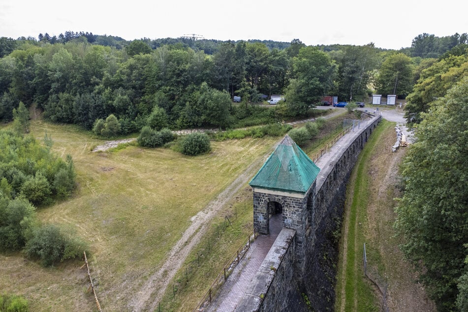 Die Talsperre Euba wird am Samstag für ein Open-Air-Event genutzt.