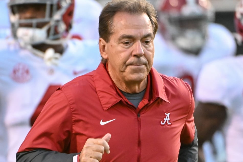 Alabama Crimson Tide head coach Nick Saban.