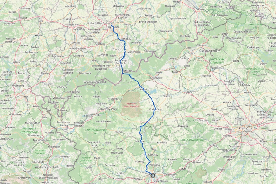 Etappe 3 / Plzeň – Chemnitz / 182 km / 2.241 hm