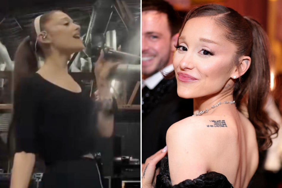 Ariana Grande shocked fans with a video of her performing Dangerous Woman during her Eternal Sunshine tour rehearsals!