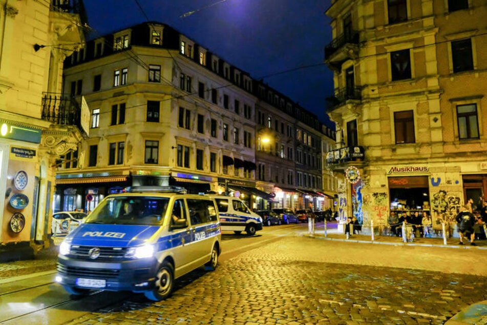 In der Dresdner Neustadt wurden am Wochenende mehrere Personen ausgeraubt. (Archivbild)