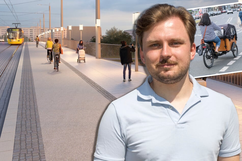 Lastenräder sollen sich überholen können: Sind die Radwege auf der neuen Carolabrücke wirklich zu schmal?