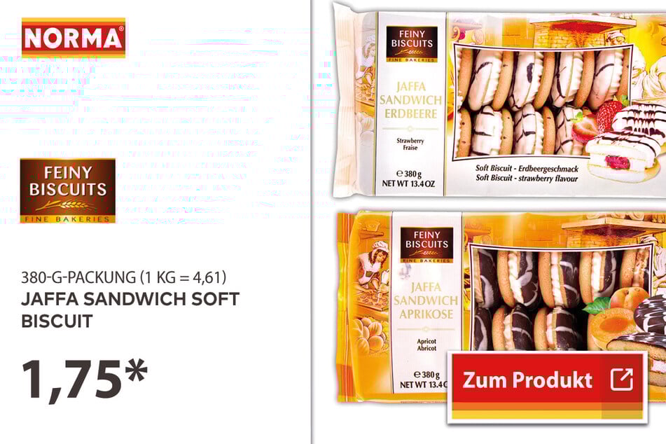 Sandwich Soft Biscuit aus Polen für 1,75 Euro.