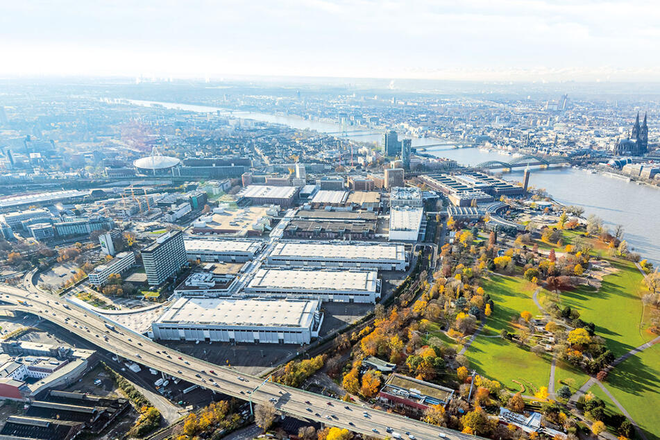 Gehört seit 100 Jahren fest zum Stadtbild in Köln: die Koelnmesse.