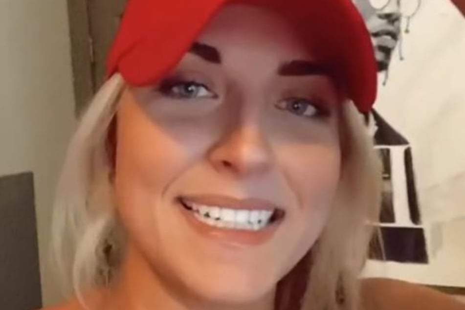 Sheridan Ellis in ihrem TikTok-Video.