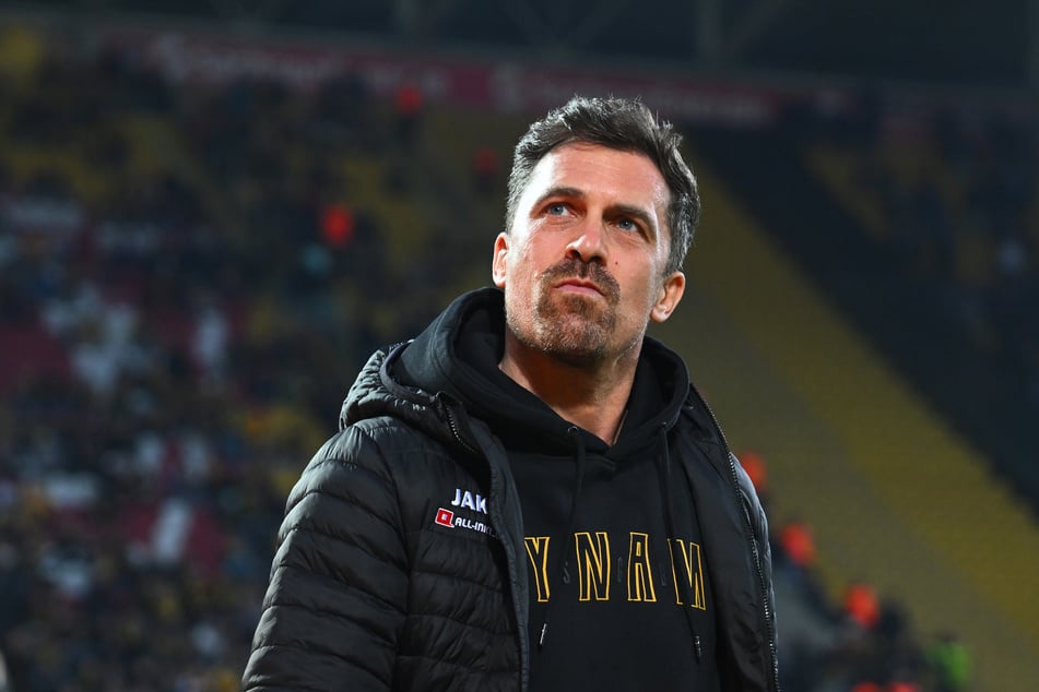 Die Ausschreitungen beim Spiel gegen Hertha BSC ließen das Team nach Angaben von Dynamos Cheftrainer Thomas Stamm (43) nicht kalt.