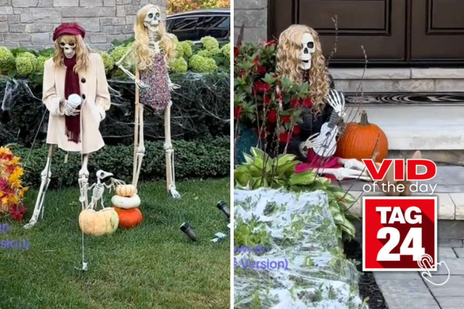 viral videos: Viral Video of the Day for October 3, 2023: Spooky Taylor Swift eras' skeletons take over TikTok!