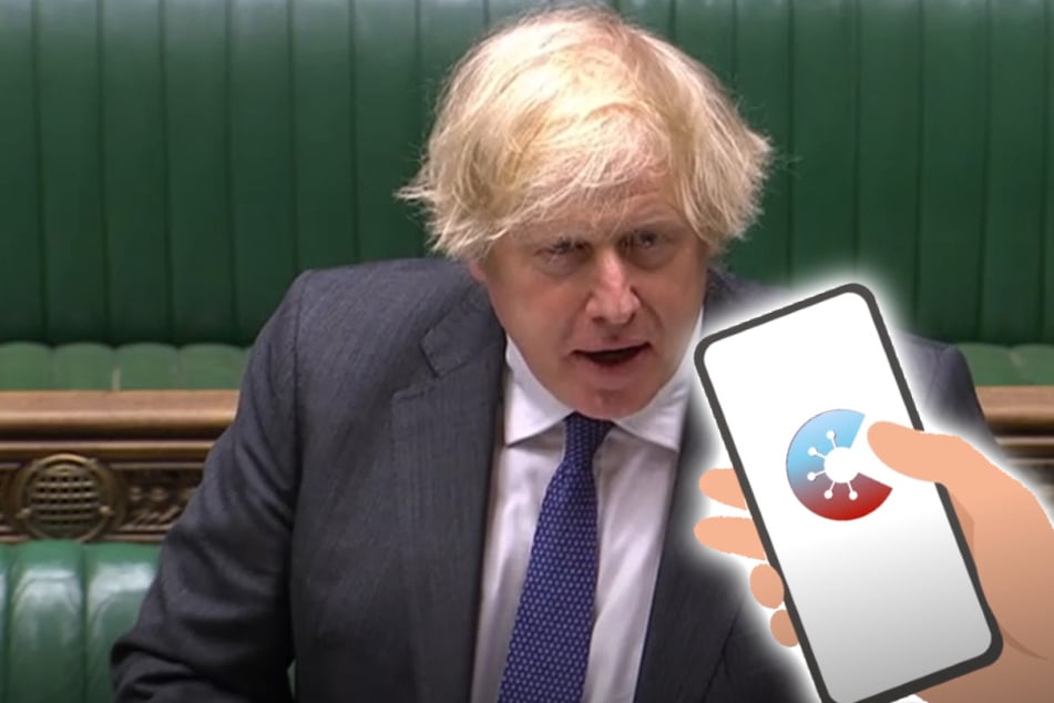 Boris Johnson wird mit deutscher Corona-Warn-App konfrontiert